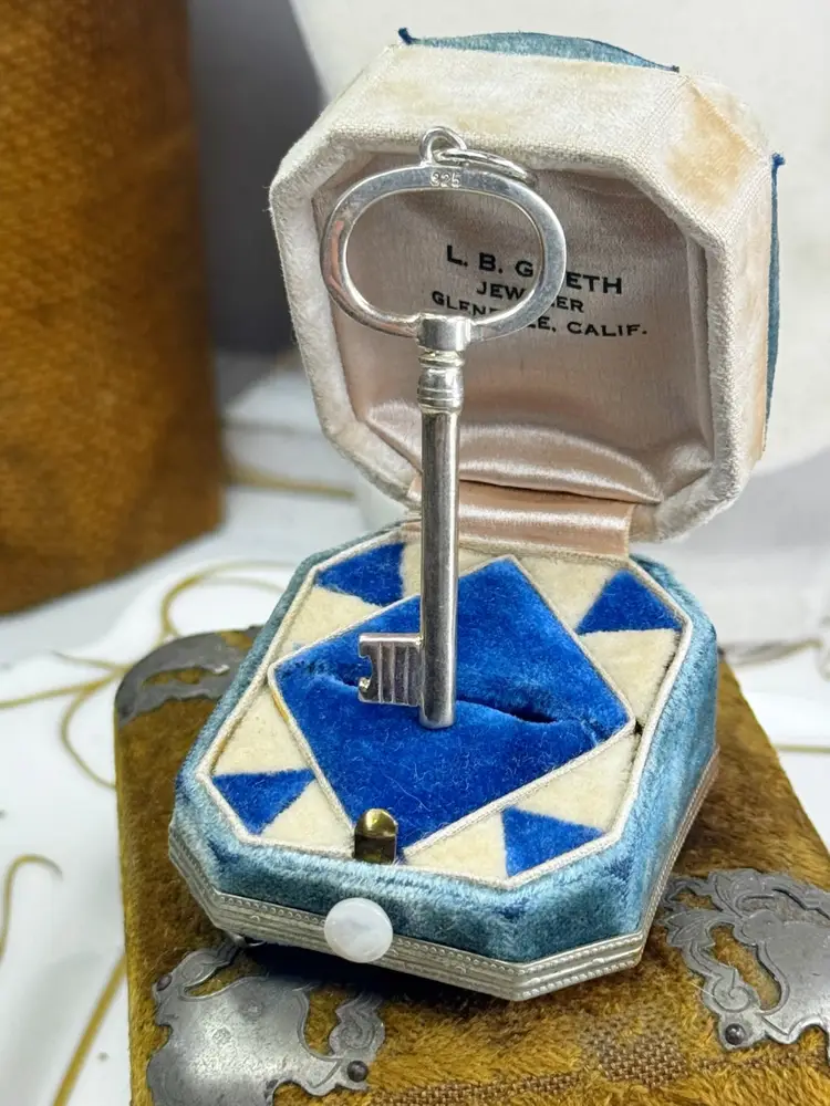 Vintage Tiffany & Co Sterling Silver Key Pendant