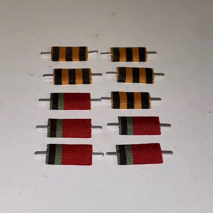 Lot Of 10 Soviet Union Russian Ribbons