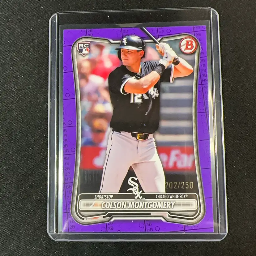 Colson Montgomery 2026 Bowman Purple RC /250 Chicago White Sox