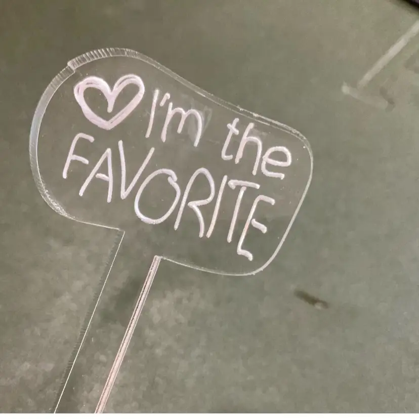 Iâm the Favorite Plant Support Stake