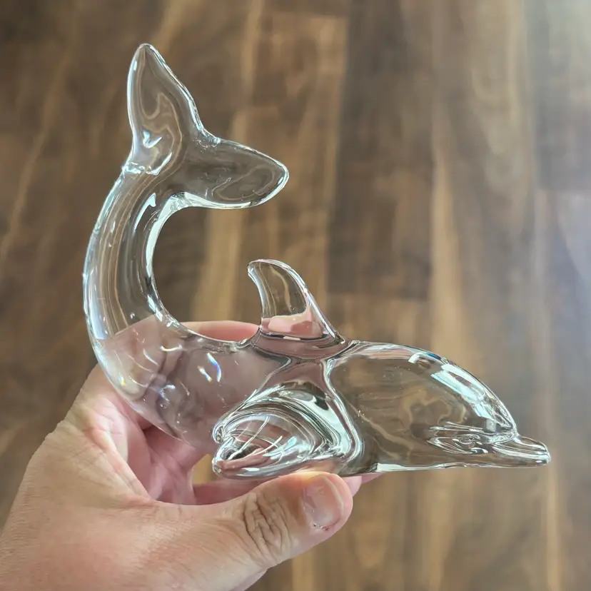 Vintage Villeroy & Boch Crystal Dolphin
