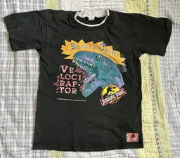 1992 YOUTH XL 18 20 Jurassic Park Born To Chew T Shirt Velociraptor Tee Canada