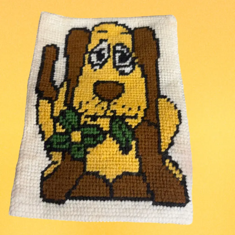 Cross Stitched Dog