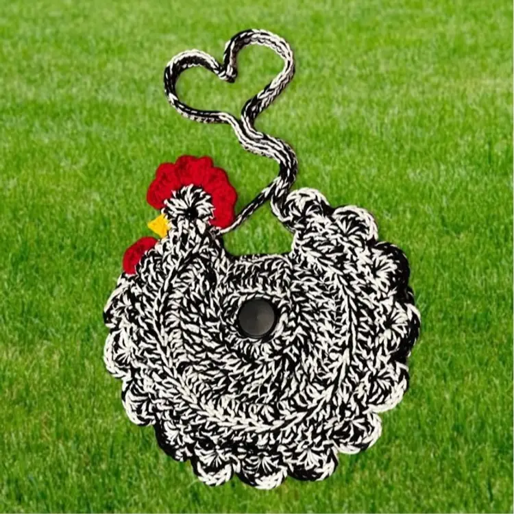 Crochet Chicken Purse