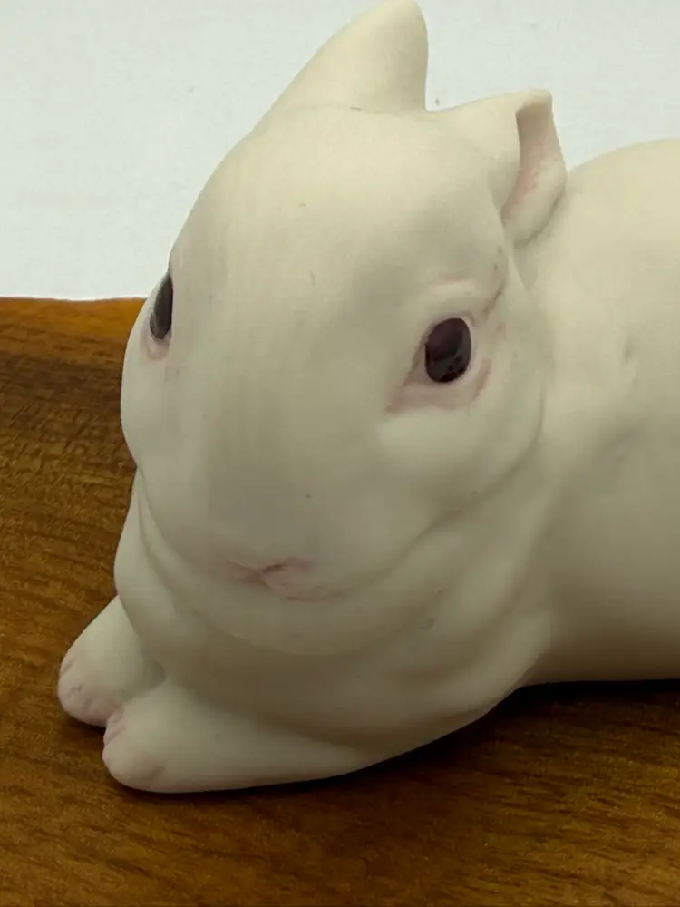 Cybis “Jellybean" Porcelain Bunny Figurine, Late 20th C.