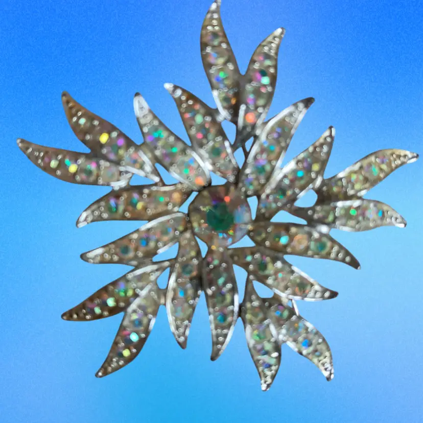 #01 Vintage Sarah Coventry AB Crystal Brooch