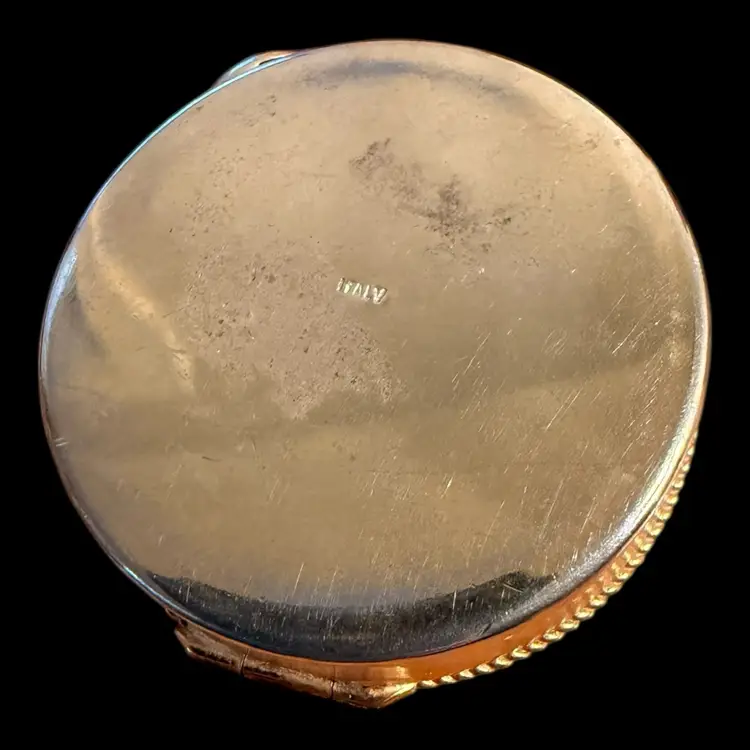 Micro Mosaic Compact Pill Box Trinket Box 2”