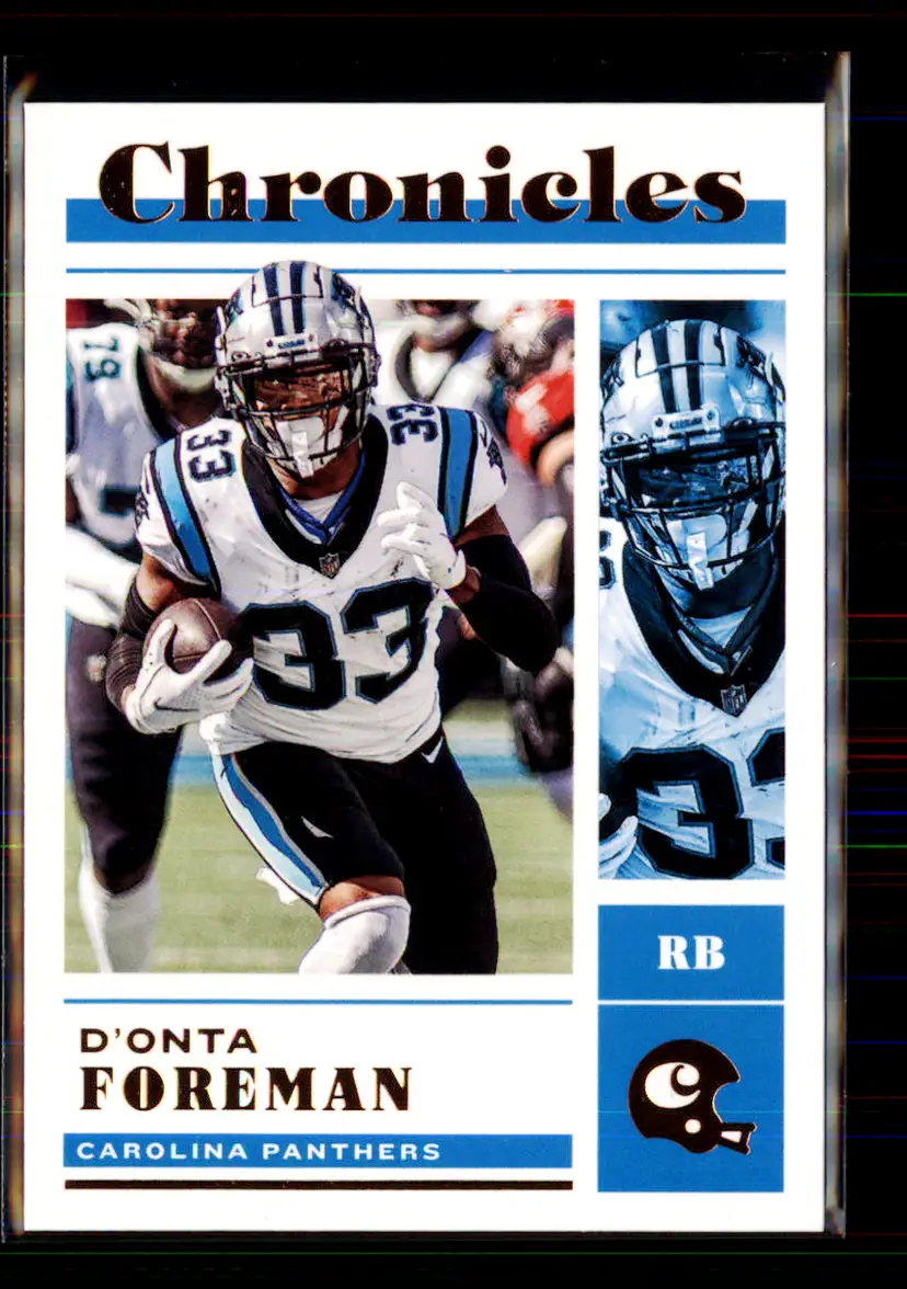 D'Onta Foreman 2022 Panini Chronicles Bronze #26 - (113) - Carolina Panthers