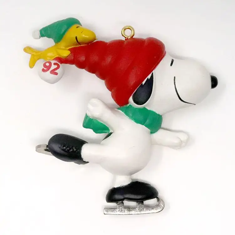 Snoopy & Woodstock Ice Skating Ornament - Peanuts