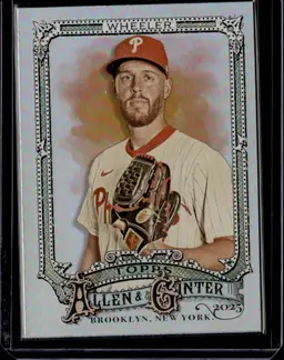 Zack Wheeler 2025 Topps Allen & Ginter Card Silver
