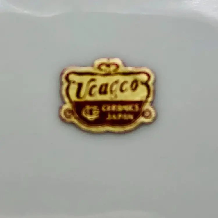 Vintage Hand Painted Platter Signed By S.K. Ucago Japan