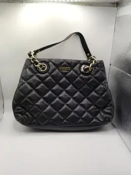 Kate Spade Black Quilted Leather Shoulder Bag