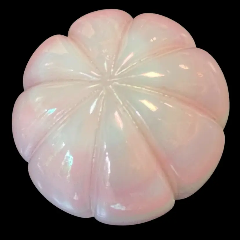 Pink Iridescent Gibson 1991 Paperweight