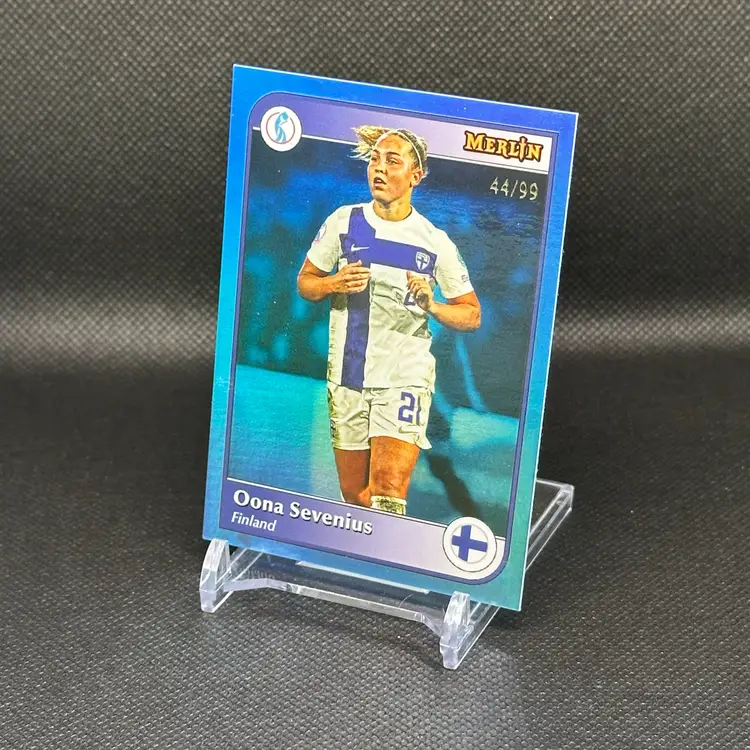Oona Sevenius Eurostars /99 2025 Topps Merlin Euros - Finland