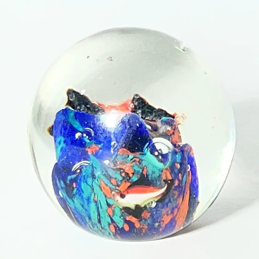 Paperweight Fish Multi Color Ocean Sea Water Coral Reef