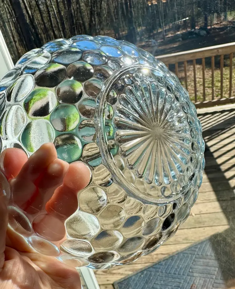 Anchor Hocking Blue Bubble Bowl