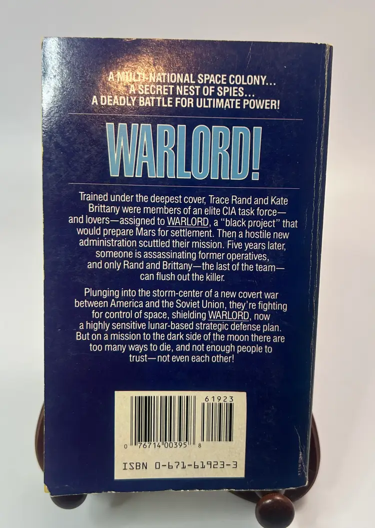 Vintage 'Warlord!' Janet Morris Paperback Book 1987 Pocket Book