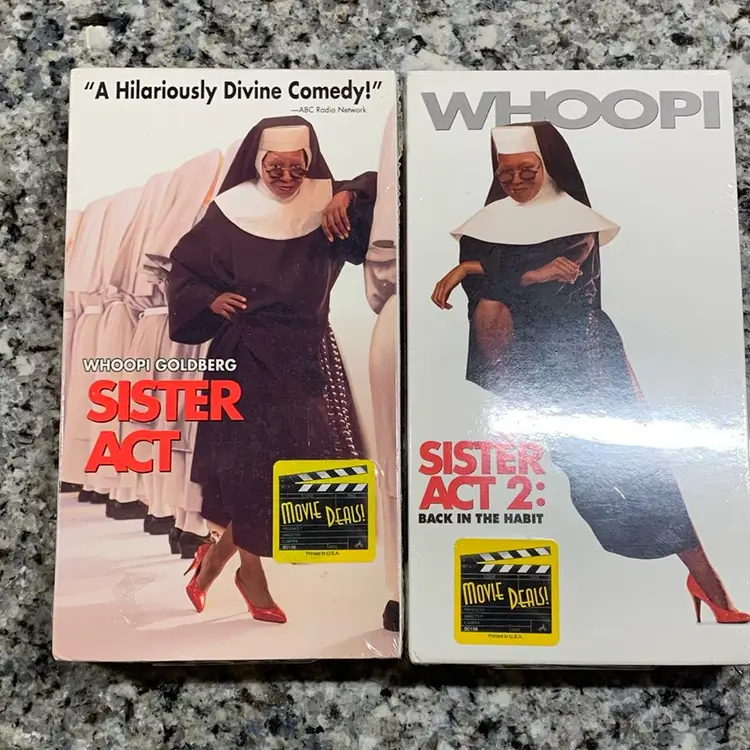 Sister Act One And Two VHS Sealed