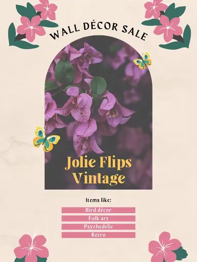 VINTAGE WALL DÉCOR/HANGINGS 🥳