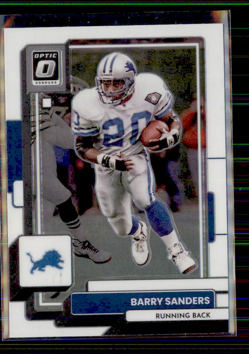 Barry Sanders 2022 Donruss Optic #69 - Detroit Lions - (130-113)
