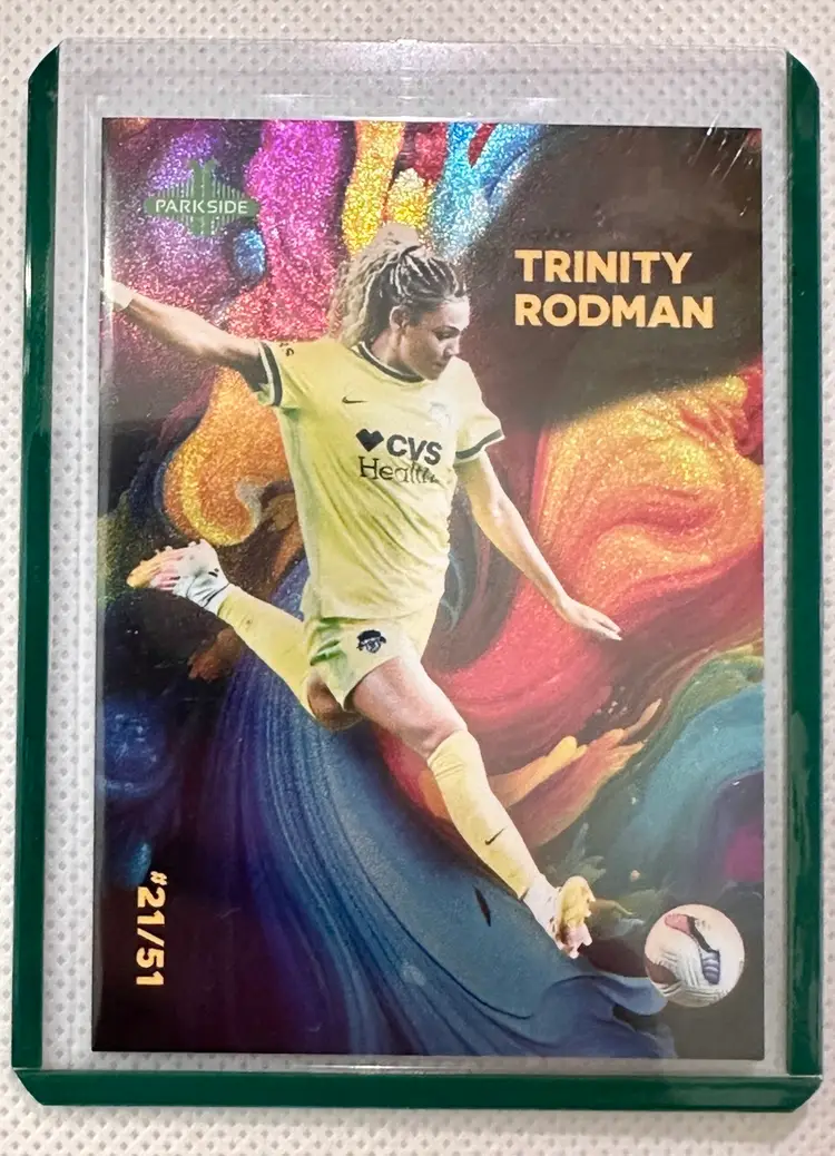 Trinity Rodman /51 2025 Parkside NWSL Just Watch Keepr Exclusive