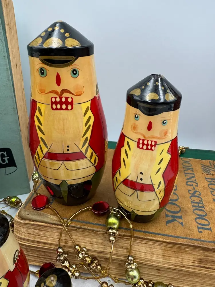 Kurts Adler Nesting Nutcrackers Matroyshka Style - Vintage - In Original Box