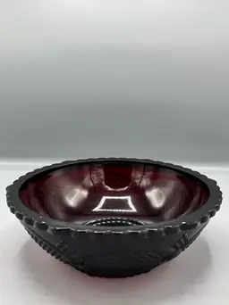 Avon Cape Cod Ruby bowl