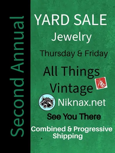Second Annual Yard Sale ~ Jewelry Edition With All Things Vintage