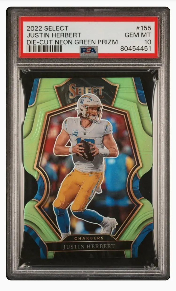 2022 Select Justin Herbert PSA 10