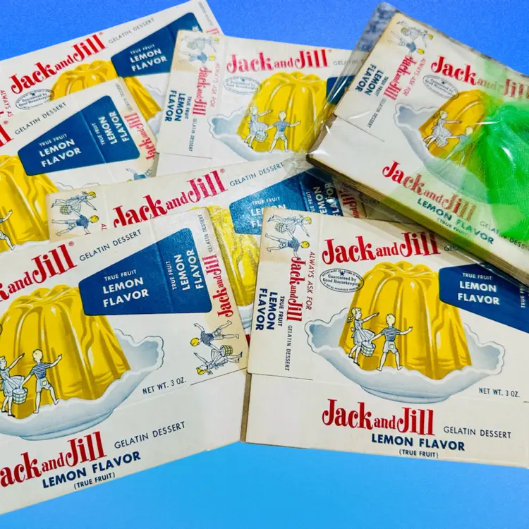 Vintage Jack & Jill Lemon Flavor Ephemera Pack 🍋 NOS