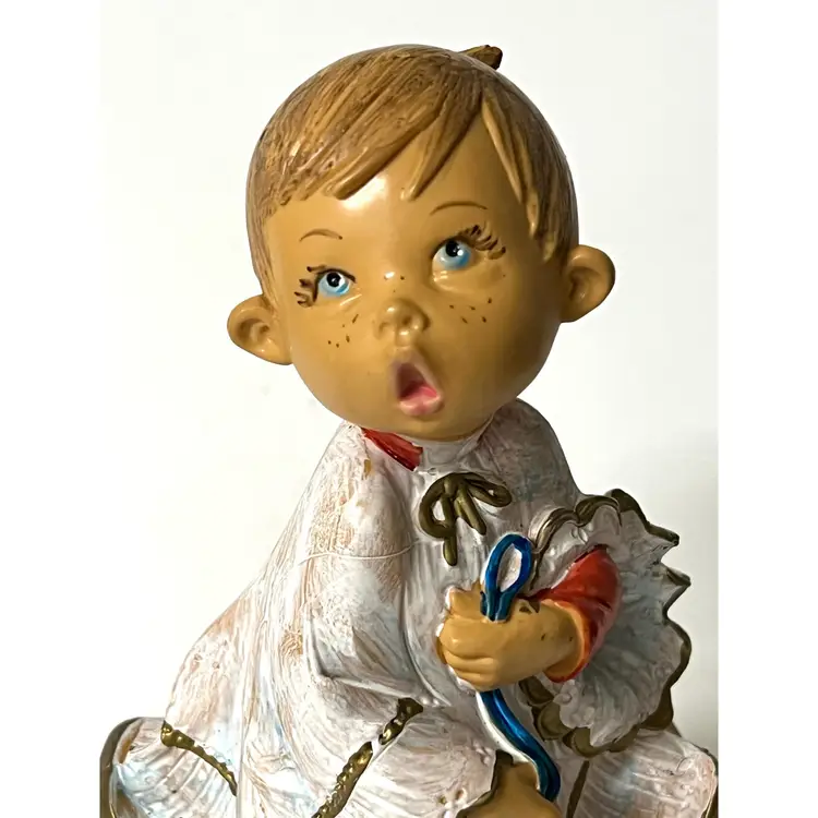 Fontanini Italy Simonetti Resin Altar Choir Boy Christmas Figurine 6.8" 1986 READ