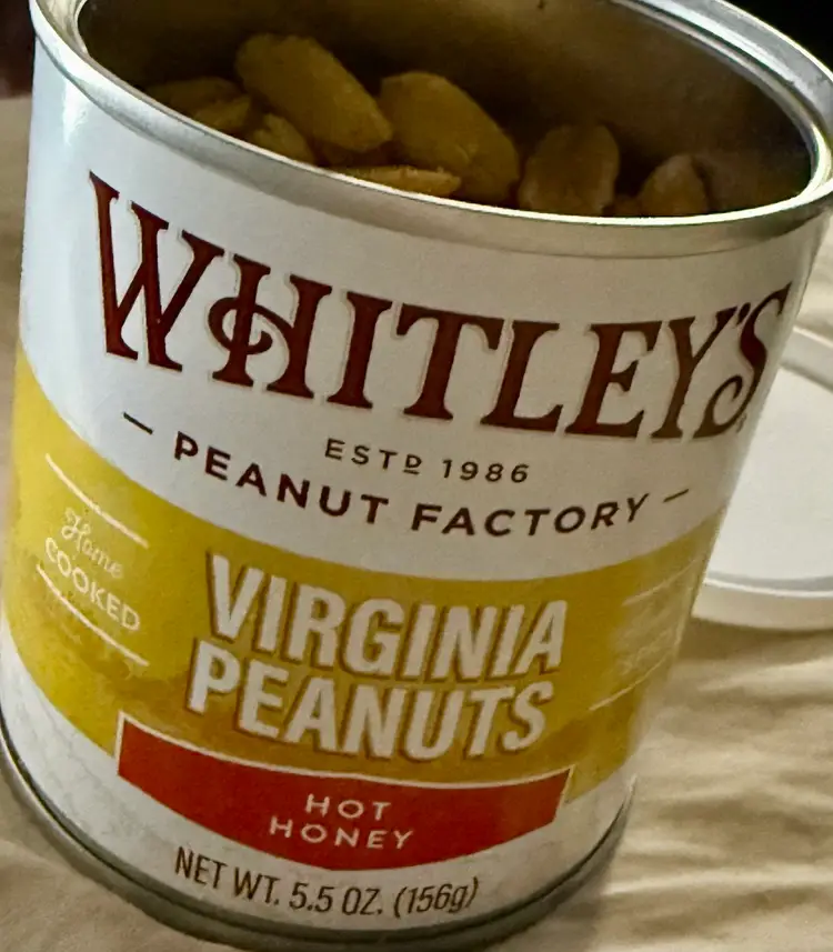 Whitley’s Virginia Hit Honey Peanuts