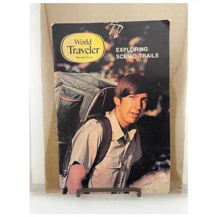 Vintage World Traveler Magazine May 1974 - Hiking 
Exploring Scenic Trails