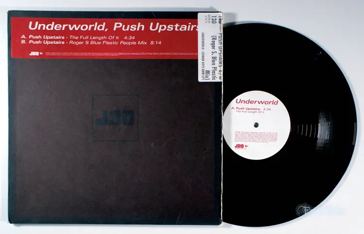Underworld - Push Upstairs (1999) Vinyl 12" Single • Remix