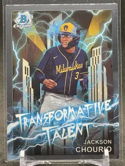 #72 - Jackson Chourio 2023 Bowman Chrome Transformative Talent