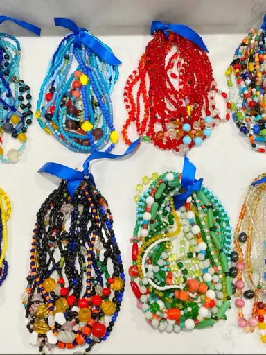 Vintage Czech Glass MG Necklaces 