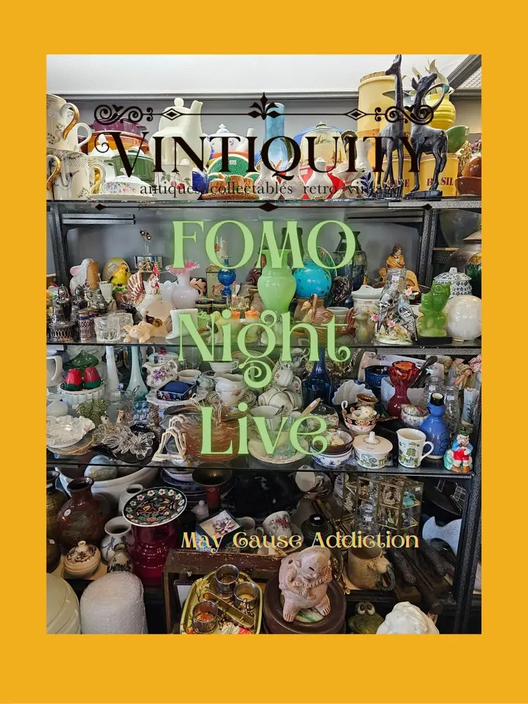 FOMO Night Live Unboxing Vintage Decor Books Jewelry