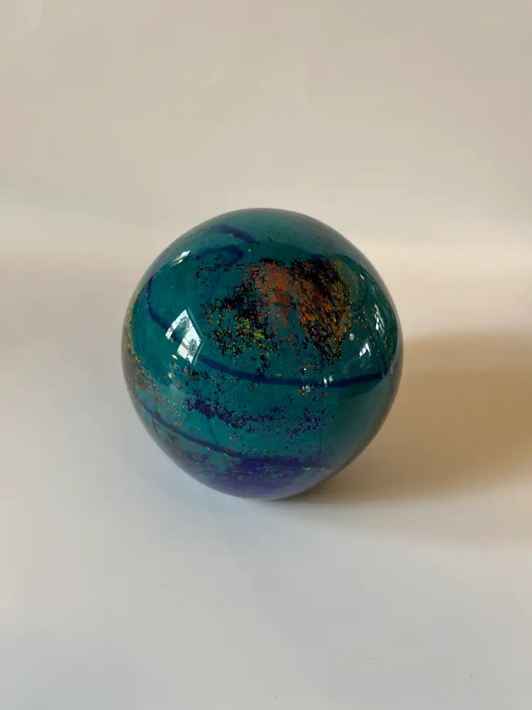 Art Glass Paperweight- 3.75”