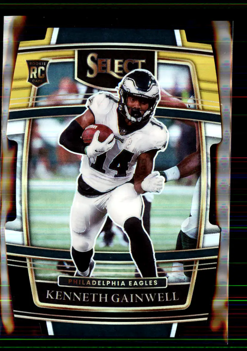 Kenneth Gainwell 2021 Panini Select Black & Gold Prizm Die Cut #81 - Philadelphia Eagles - (147-85)