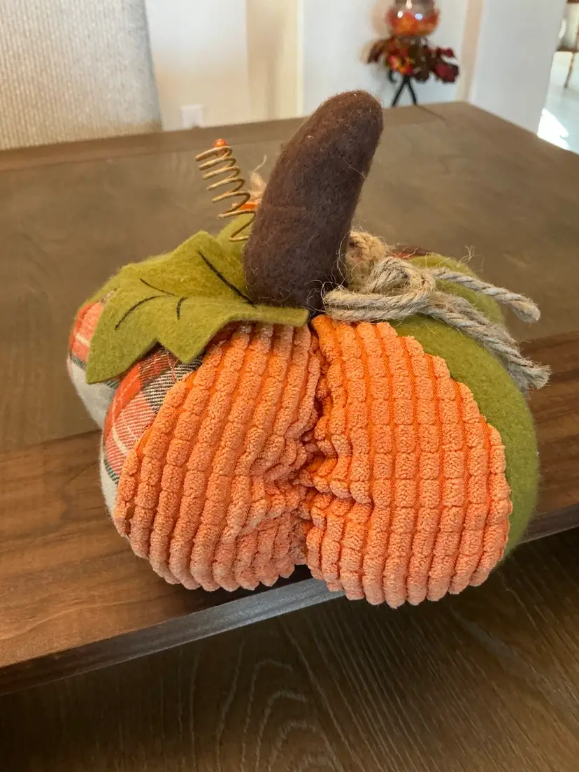 Fabric Halloween Pumpkin