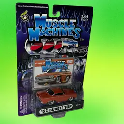 Muscle Machines 2002 '62 Chevy Bubble Top, orange