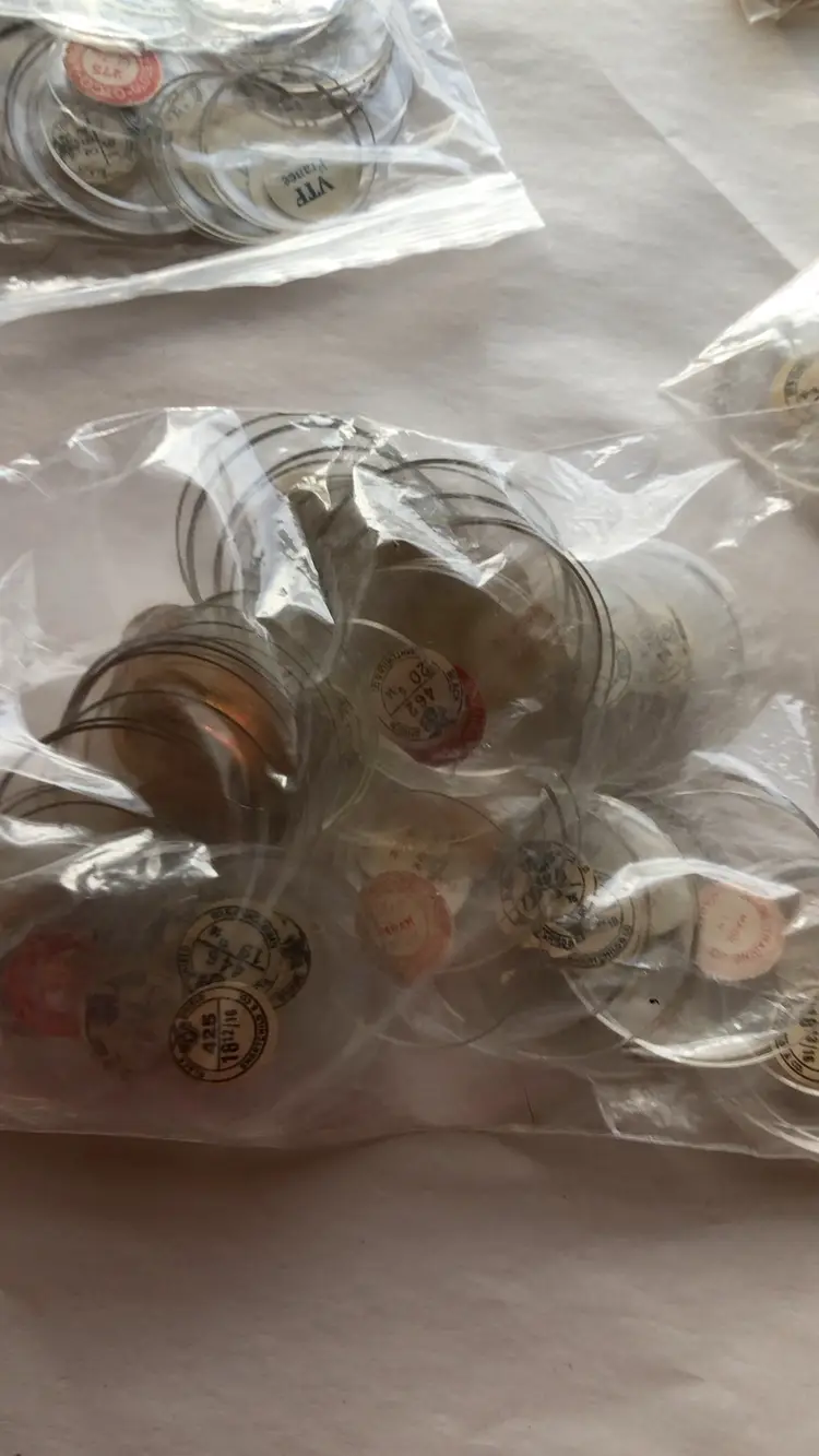 Vintage Pocket Watch Crystals Lot Approx. 150