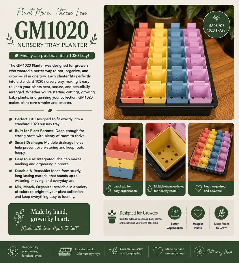 The GM1020 Nursery tray planter