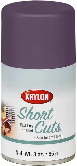 Krylon SCS-084 Short Cuts Aerosol Spray Paint, Matte, Sangria, 3 oz.