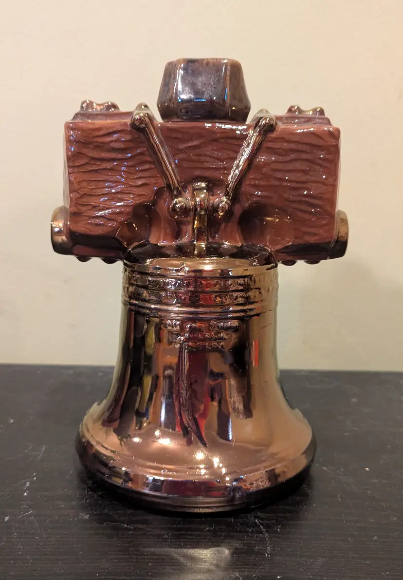 1969 Ezra Brooks Liberty Bell Whiskey Decanter