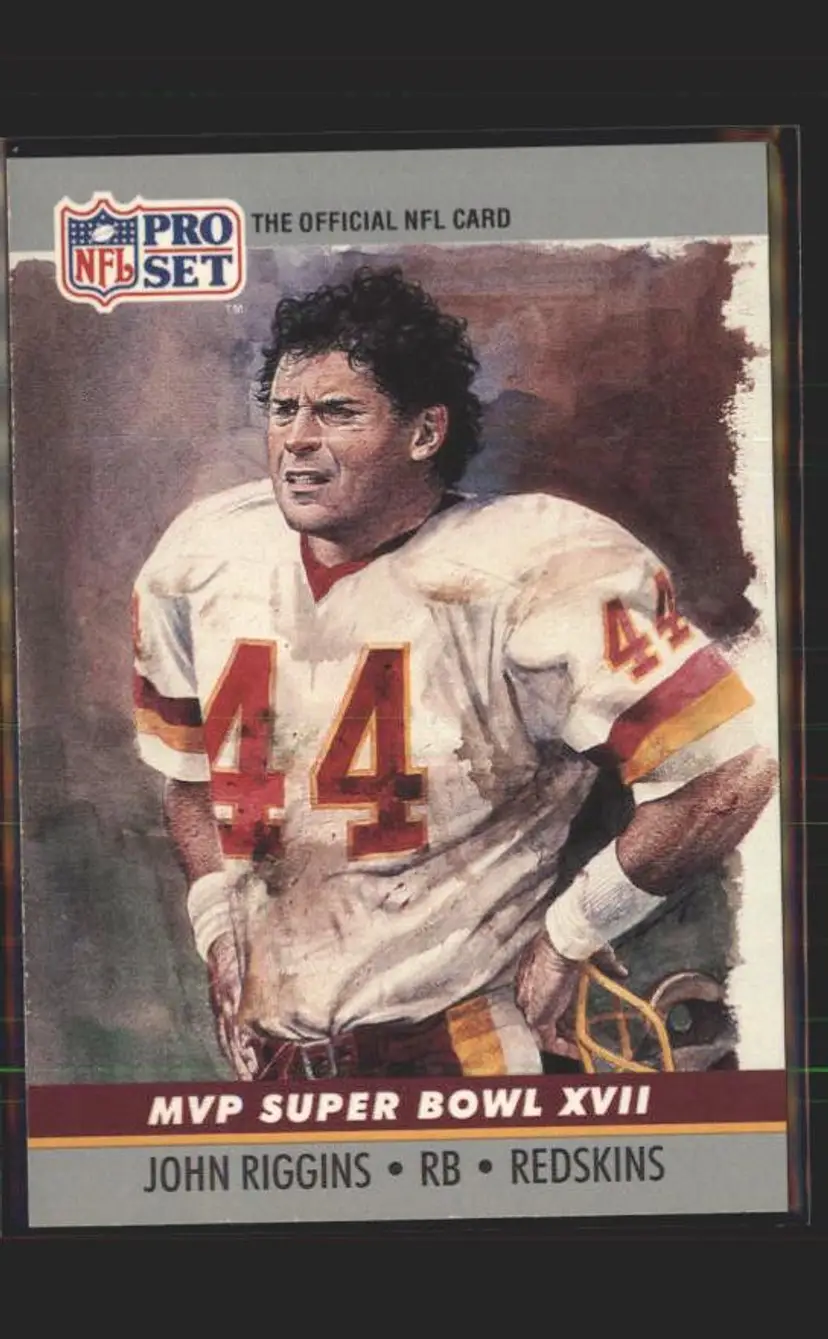 John Riggins 1990 Pro Set #17 Super Bowl MVP Collectibles - (139) - Washington Redskins
