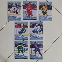 Lot of 7 2023-24 Ice Battles. Includes 4 Rookies.
