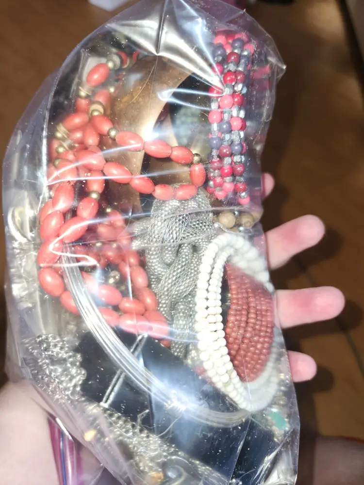 8 cup bag full of vintage to now good wearable/sellable jewelry