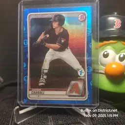 2020 Bowman Draft 1st Edition  Blue Foilboard - Corbin Carroll Arizona Diamondbacks 54/150