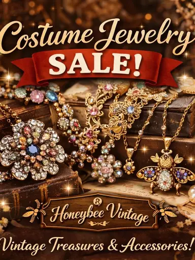 Honeybee Vintage Jewelry Starts $3.00